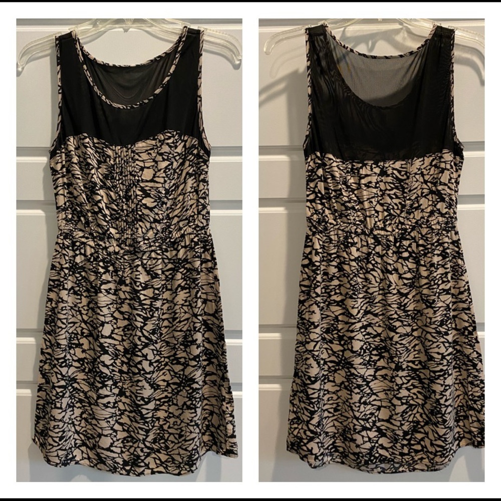 Black and Tan Dress